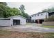 Detached garage with modern design and driveway at 851 Flagler Cir, Smyrna, GA 30080