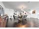 Elegant dining room with dark hardwood floors and modern table at 241 Maynard Se Ter # 31, Atlanta, GA 30316