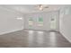 Bright dining room with hardwood floors and chandelier at 265 Dupont Dr # 33, Cartersville, GA 30121