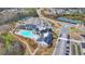 Aerial view of community and amenities at 5732 Cypress Bluff Ln, Hoschton, GA 30548