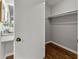 Walk-in closet with hardwood floors and ample hanging space at 2987 Forest Chase Ne Ter, Marietta, GA 30066