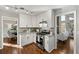 Modern kitchen with white cabinets, granite counters, and stainless steel appliances at 2987 Forest Chase Ne Ter, Marietta, GA 30066