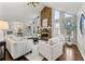 Spacious living room featuring a stone fireplace and hardwood floors at 2987 Forest Chase Ne Ter, Marietta, GA 30066