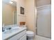 Bathroom with shower, toilet and vanity at 250 Blackberry Ln, Douglasville, GA 30134