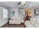 Bright and airy living room with hardwood floors and staircase access at 936 Turner Se Dr, Smyrna, GA 30080