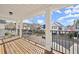 Spacious balcony with views of the neighborhood at 4618 Liberty Square Dr, Acworth, GA 30101