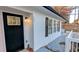 Black front door with a glass panel and white trim at 265 Line Sw Rd, Atlanta, GA 30331