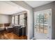 Hardwood floors and view into living room and kitchen at 1374 Margarette Dr, Decatur, GA 30035