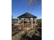 Wooden gazebo with pond and house views at 3637 Linda Dr, Loganville, GA 30052