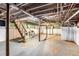 Unfinished basement with exposed beams and concrete floor at 4404 Mercer Rd, Decatur, GA 30035