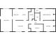 1272 sq ft floor plan, 3 bed, 2 bath, Gathering room, living room, kitchen, dining area at 8775 Lee Rd, Lithia Springs, GA 30122