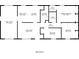 1272 sq ft floor plan, 3 bed, 2 bath, Gathering room, living room, kitchen, dining area at 8775 Lee Rd, Lithia Springs, GA 30122