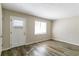 Living room with door to exterior at 8775 Lee Rd, Lithia Springs, GA 30122