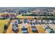Aerial view of neighborhood with homes at 1049 Bodega Loop, Locust Grove, GA 30248