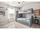 bedroom with bunk bed and decor at 1049 Bodega Loop, Locust Grove, GA 30248