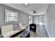 Bright living room with gray walls, hardwood floors, and comfy seating at 3031 San Jose Dr, Decatur, GA 30032