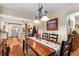 Charming dining room with hardwood floors and a rustic wooden table at 600 Old Johnson Rd, Lawrenceville, GA 30045