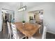 Dining room with a wooden table, chairs, and a view of the kitchen and living room at 2750 Cedarbrook Dr, Marietta, GA 30066