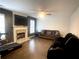 Spacious living room with fireplace and hardwood floors at 1563 Bailey Farms Dr, Lawrenceville, GA 30043