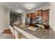 Modern kitchen with granite countertops and stainless steel appliances at 351 Washington Ne Ave # 302, Marietta, GA 30060