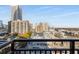 Enjoy city views from this balcony at 565 Peachtree Ne St # 1209, Atlanta, GA 30308