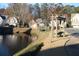 Attractive community pond with gazebo and walking path at 1920 Rosebriar Dr, Marietta, GA 30066