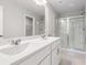 Main bathroom with double vanity and shower at 5599 Hislop Ln # 78, Mableton, GA 30126