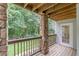 Private deck with wooded views at 906 Madison Se Ln, Smyrna, GA 30080