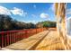 Deck overlooking backyard and wooded area at 1067 Preserve Park Dr, Loganville, GA 30052