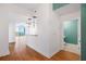 Hardwood floor hallway with view into living area and bathroom at 3300 Windy Ridge Se Pkwy # 1113, Atlanta, GA 30339