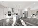 Spacious kitchen with stainless steel appliances and an island at 4562 Spring St, Acworth, GA 30101