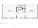 Upstairs floor plan with two bedrooms and a bathroom at 14299 Highway 36, Covington, GA 30014