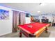 Finished basement includes a pool table and entertainment area at 3741 100 Rd, Douglasville, GA 30135