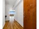 Hardwood floor hallway with access to living space and city view at 361 17Th Nw St # 1618, Atlanta, GA 30363
