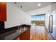 Modern kitchen with stainless steel appliances and granite countertops at 361 17Th Nw St # 1618, Atlanta, GA 30363