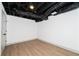 Finished basement with new flooring and plenty of storage at 3645 Aldea Dr, Decatur, GA 30032