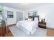 Comfortable bedroom with hardwood floors and ample natural light at 3645 Aldea Dr, Decatur, GA 30032