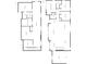 Two-story home floor plan, showing bedrooms, bathrooms, living areas and garage at 3645 Aldea Dr, Decatur, GA 30032