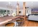 Open kitchen with an island and breakfast bar, perfect for entertaining at 3645 Aldea Dr, Decatur, GA 30032