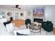 Living room with hardwood floors, fireplace, and cozy seating at 3645 Aldea Dr, Decatur, GA 30032