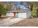 Newly renovated ranch home with gray siding, red door, and a spacious yard at 193 Polar Rock Sw Rd, Atlanta, GA 30315