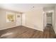 Living room with hardwood floors, neutral walls and an exterior door at 193 Polar Rock Sw Rd, Atlanta, GA 30315