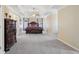 Large main bedroom with carpeted floor and ceiling fan at 431 Spring Gate Rd, Stone Mountain, GA 30087