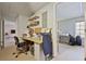 Bright, finished basement studio space, ideal for a home office or workshop at 260 Wildcat Lake Dr, Lawrenceville, GA 30043
