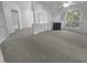 Bright living room featuring hardwood and carpet floors at 4279 Orchard Grv, Stone Mountain, GA 30083
