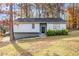 Ranch style home with gray siding and landscaping at 2326 Chestnut Log Dr, Lithia Springs, GA 30122