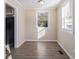 Cozy dining area with wood-look flooring and natural light at 2631 Godfrey Nw Dr, Atlanta, GA 30318
