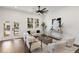 Living room with comfortable seating and access to backyard at 60 Newcastle Sw St, Atlanta, GA 30314