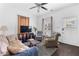 Spacious living room with hardwood floors, a view of the porch and access to the exterior at 1050 Boulevard Ne Dr, Atlanta, GA 30317