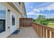 Back deck with private wooded view at 1257 Park Pass Way, Suwanee, GA 30024